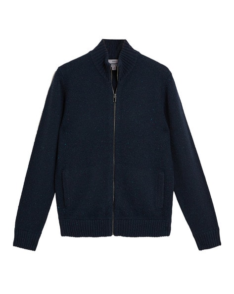 Marks and spencer 2024 mens zip up cardigans