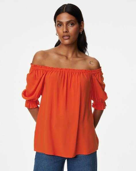 Buy Orange Tops for Women by Marks & Spencer Online