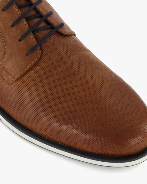 Dune mens brown sales shoes