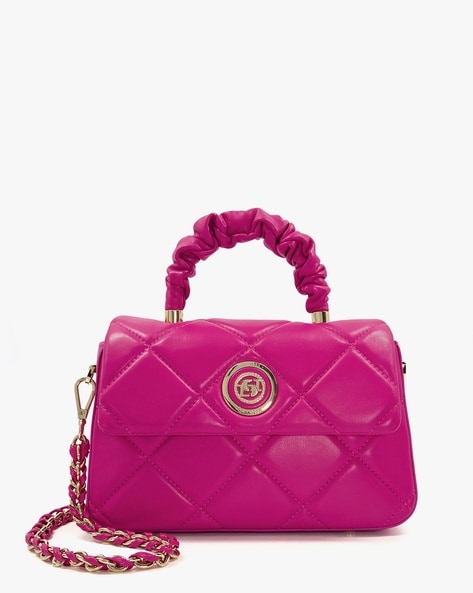 Versace Quilted Leather Crossbody Bag - Free Shipping