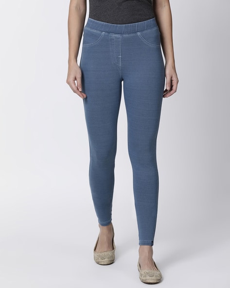 Buy Light Blue Jeans & Jeggings for Women by Twin Birds Online