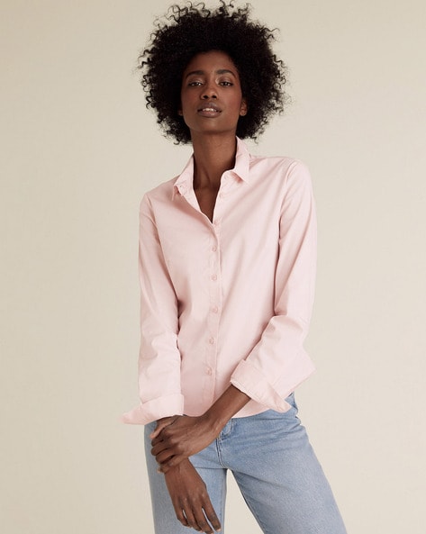 Buy Pink Shirts for Women by Marks & Spencer Online