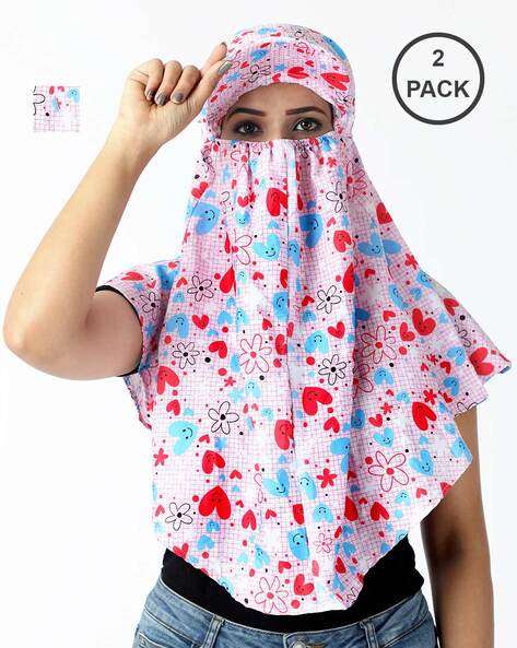 Pack of 2 Floral Printed Scarfs Price in India