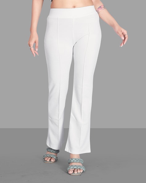 Buy White Track Pants for Women by Silverfly Online