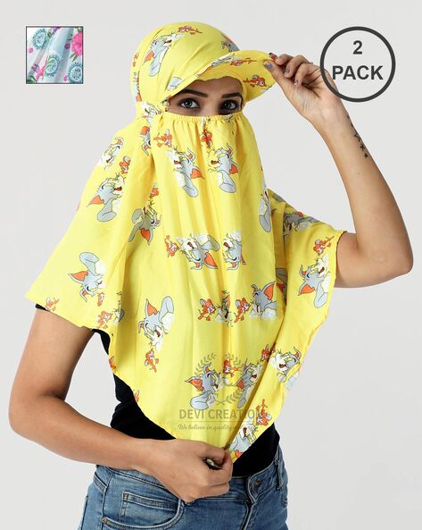 Pack of 2 Animal Printed Scarfs Price in India