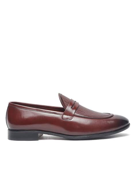 Buy Rosewood Red Formal Shoes for Men by MUTAQINOTI Online