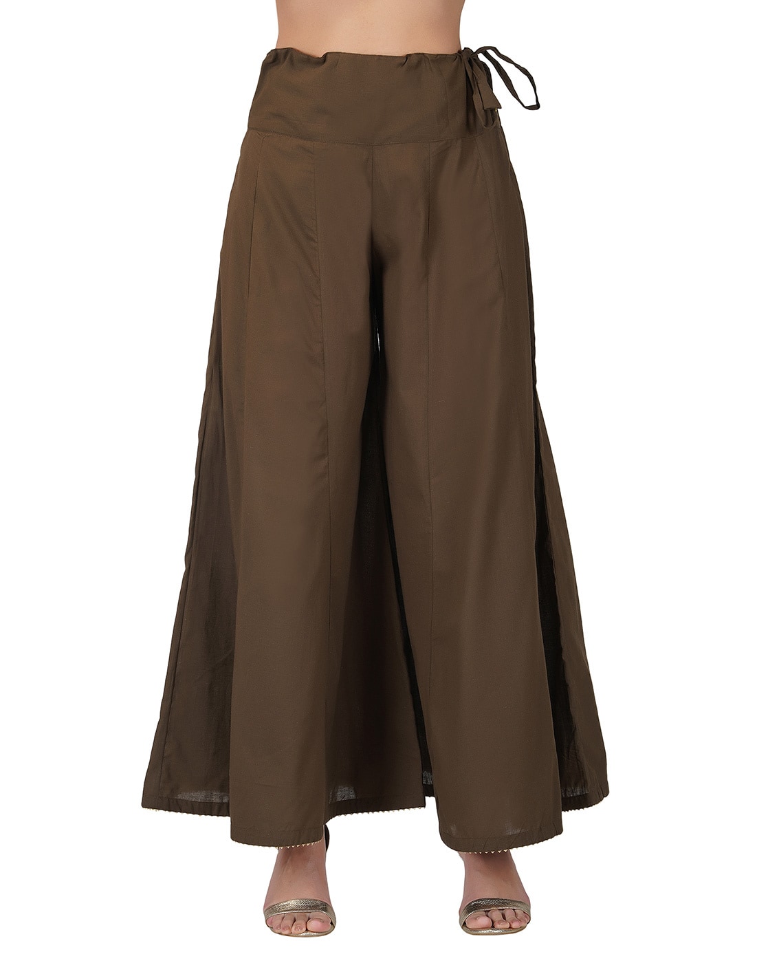 Buy Brown Pants for Women by Fabcoast Online