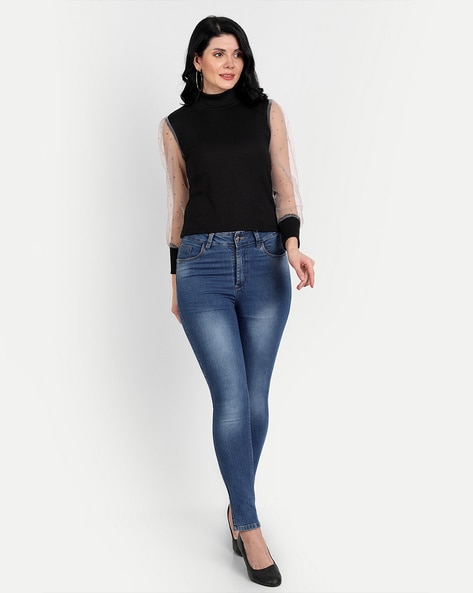 Black Slim-Fit High Rise Jegging, Casual Wear at Rs 390 in New Delhi