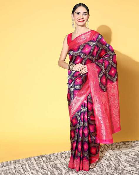 LATEST DHARMAVARAM SILK CREAM WITH MAROON COLOR SAREE –  pochampallysarees.com