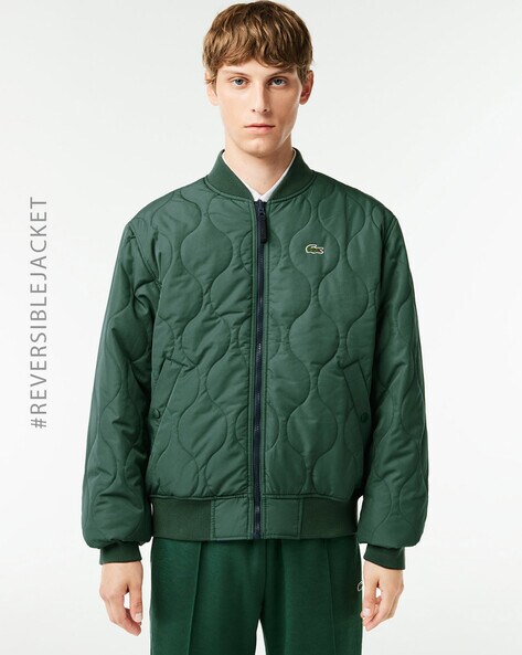 Lacoste Logo Puffer Jacket, Blue - Walmart.com