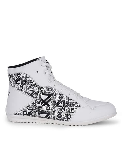 LIBERTY Typographic Casual Shoes with Lace-Fastening