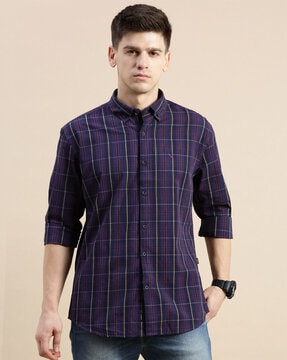 Buy Purple Shirts for Men by SHOWOFF Online