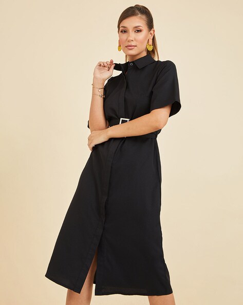 Beige Linen Dress - Button-Up Dress - Short Sleeve Midi Dress - Lulus