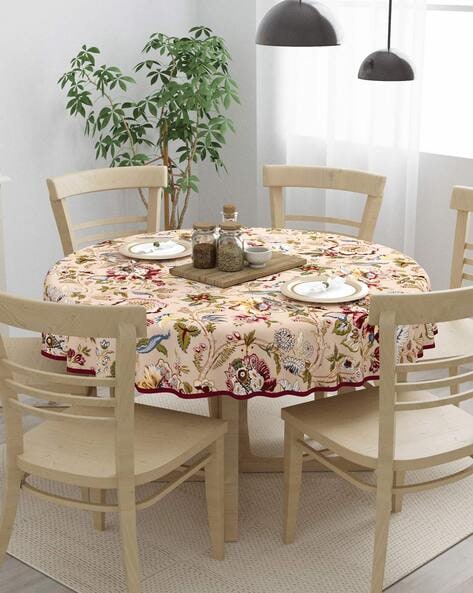 6 seater discount round table cover