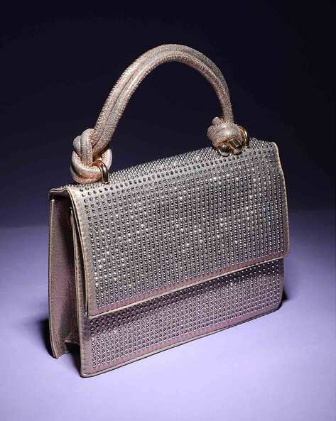 Embellished outlet leather handbags