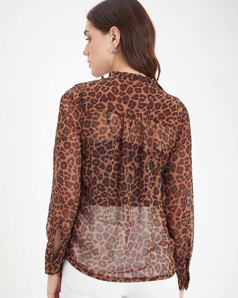 Buy Brown Tops for Women by Delan Online