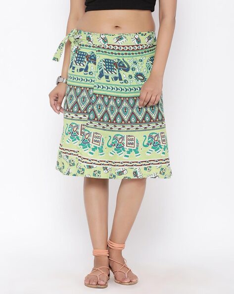 Buy Wrap Around Skirt Online In India -  India