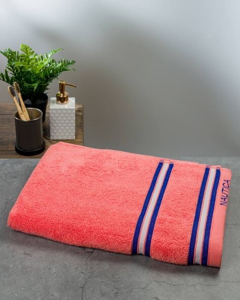 Nautica orange bath towels