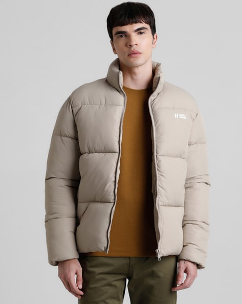 Mens tan hotsell puffer jacket