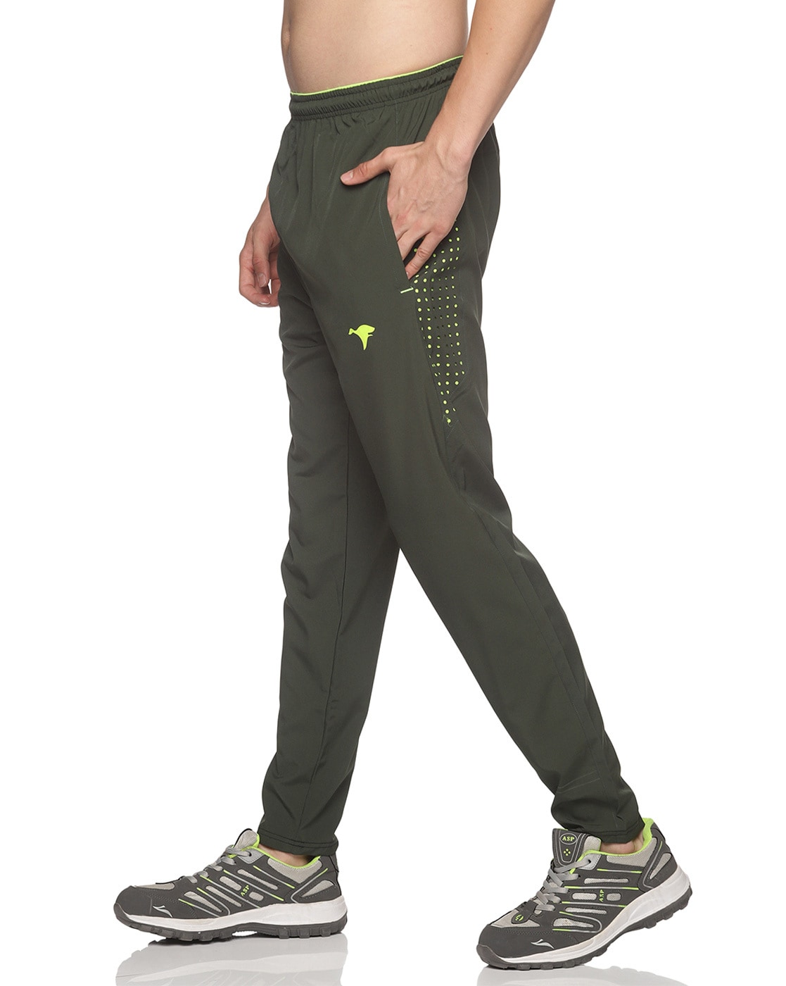 Gray and Black Technosport Mens Sports Track Pant, Size: M - Xxl at Rs  180/piece in Nagpur
