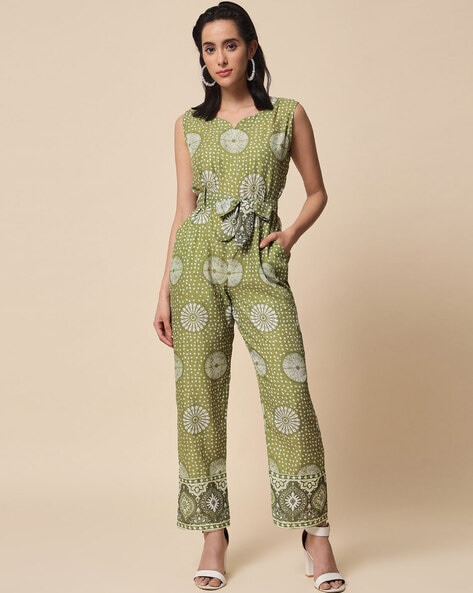Buy Sea Green Jumpsuit & Playsuits for Women by HINAYAT FASHION Online