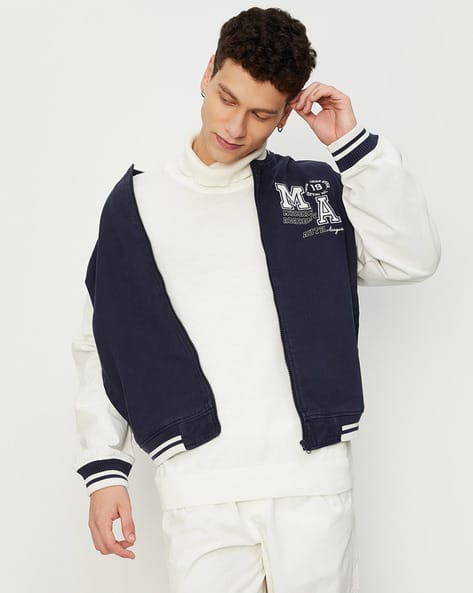 Zip-Front Bomber Jacket