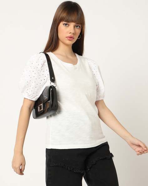 Buy White Tops for Women by GAP Online