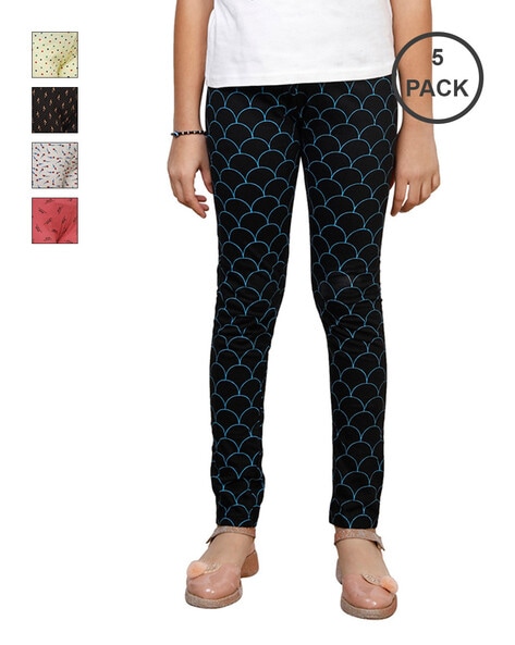 Printed Leggings with Elasticated Waist