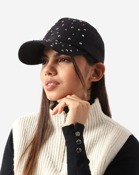 Black baseball best sale hat womens