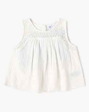 gap kids Crochet Gauze A-Line Top-picture-10