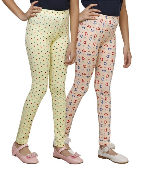 Buy Printed Yellow Legging with Multi Print Online in India at Lowest  Prices - Price in India 