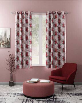 bianca Set of 2 Floral Print Window Curtains-picture-45