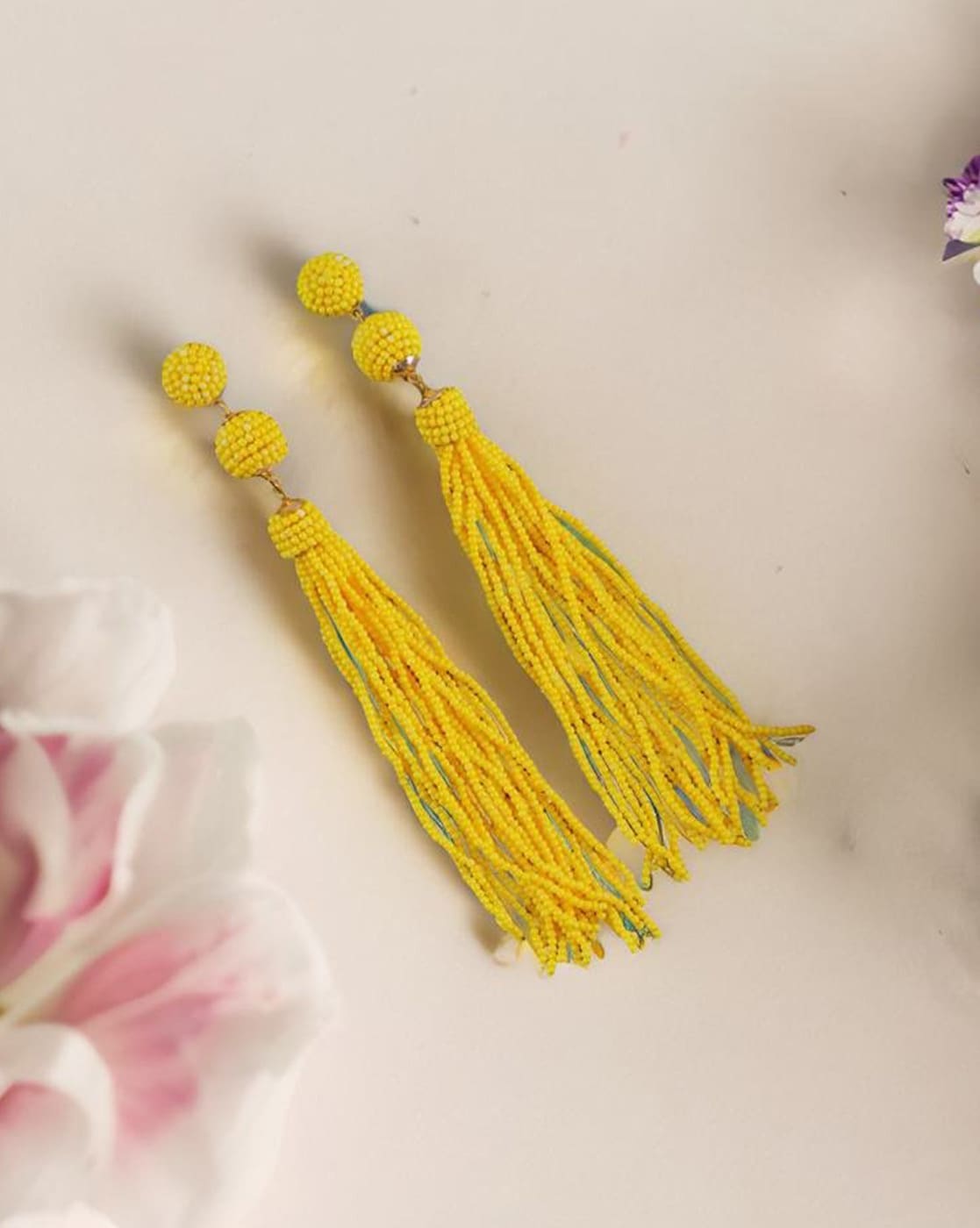 triple tiered tassel earrings – elevate magic jewelry