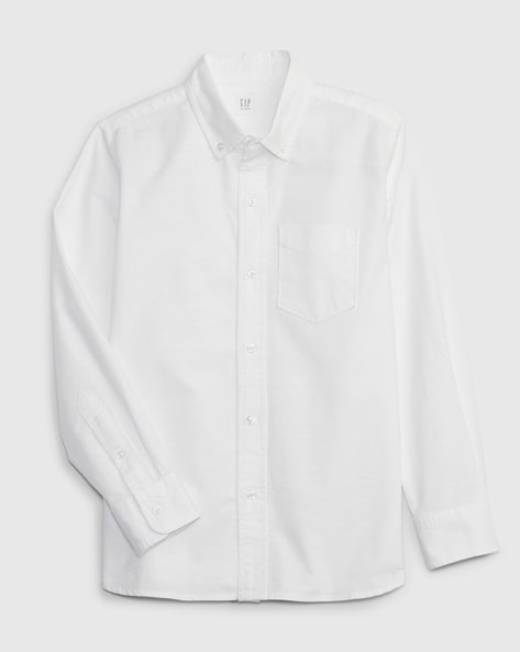 Gap white button down hot sale shirt