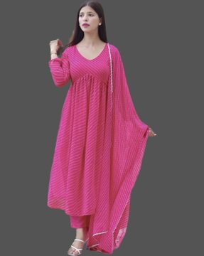 RoyalFul Women Fit and Flare Yellow, Pink Dress - Buy RoyalFul Women Fit  and Flare Yellow, Pink Dress Online at Best Prices in India