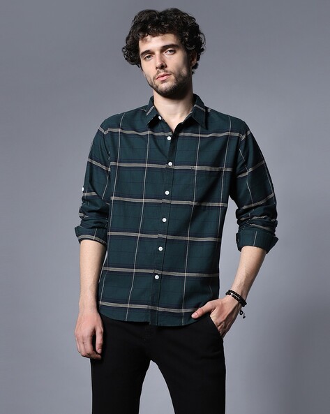 Checked Cotton Shirt