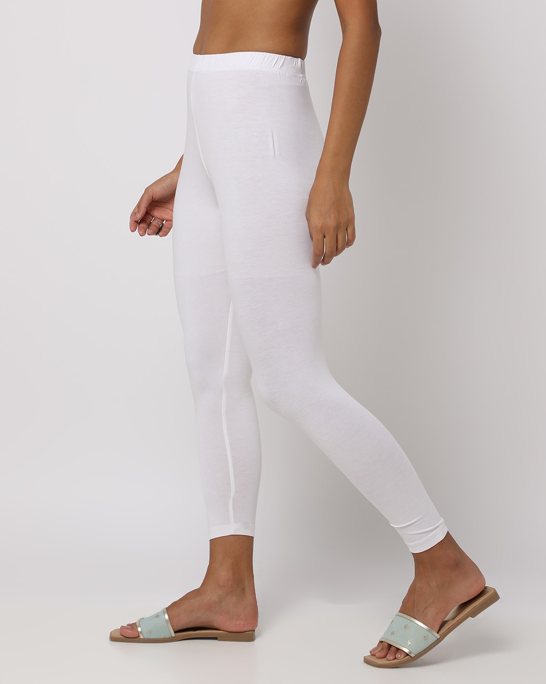 AGSfashion Women's Lycra Cotton Leggings (White) Ankle Length Ethnic Wear  Legging Price in India - Buy AGSfashion Women's Lycra Cotton Leggings (White)  Ankle Length Ethnic Wear Legging online at Flipkart.com