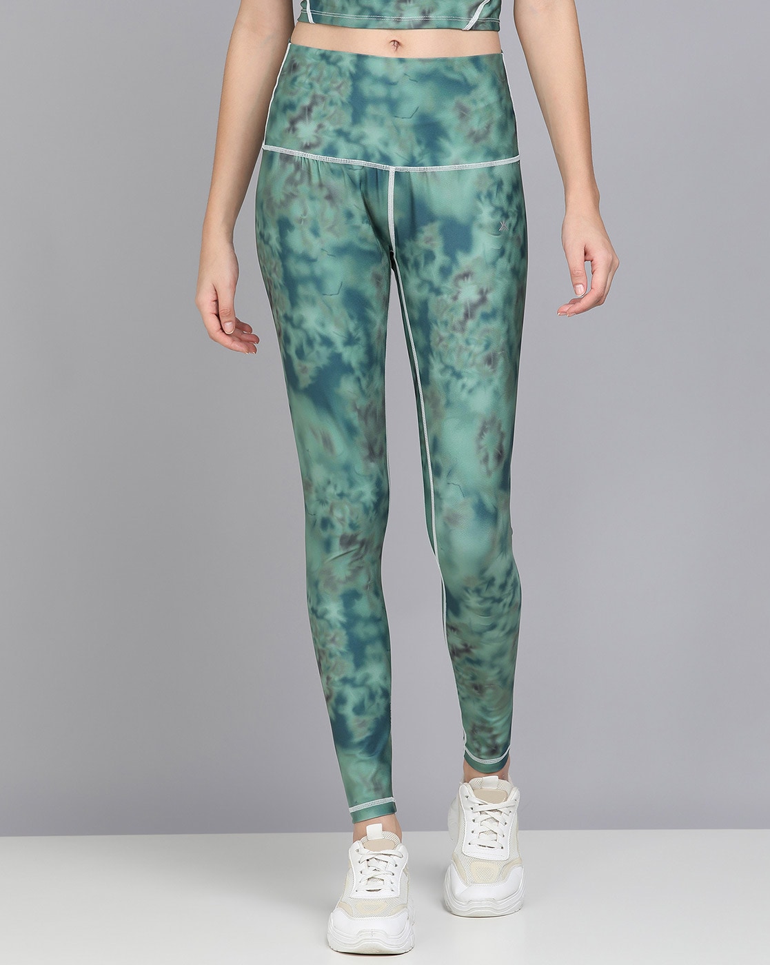 Buy Green Leggings for Women by Kobo Online