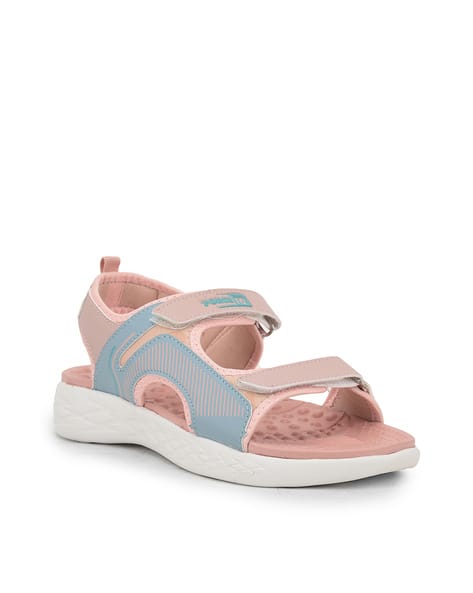 Open-Toe Sandals with Velcro Fastening