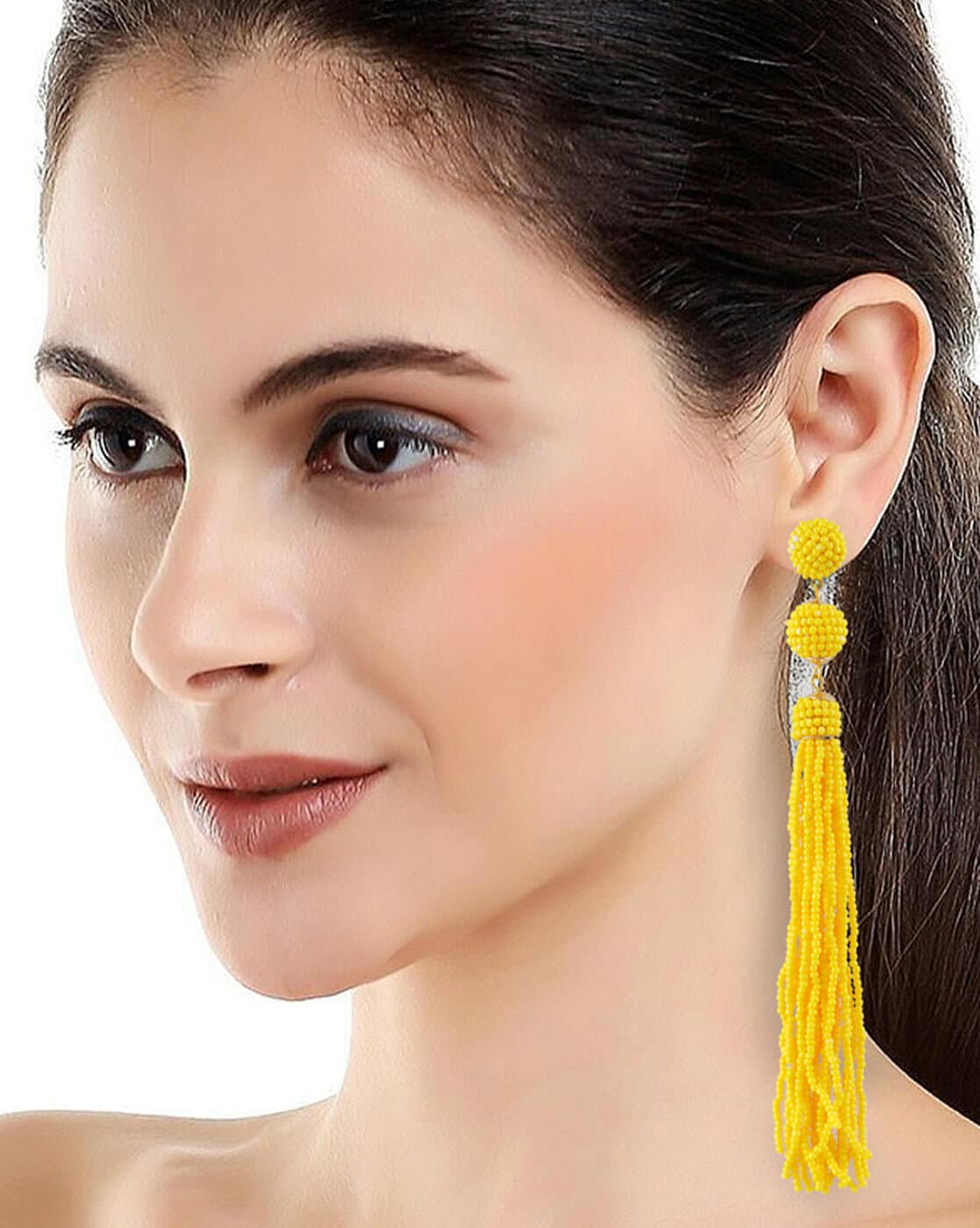 Gabriela Stud Tassel Earrings - Baublebar #tassel #tasselearring #earrings  #affiliatelink #jewellery #accessorie… | Ivory earrings, Fringe earrings, Tassel  earrings