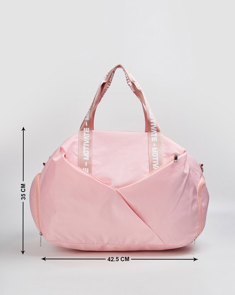 Rose gold gym bag sale