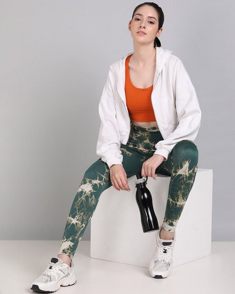 Buy Green Leggings for Women by Kobo Online