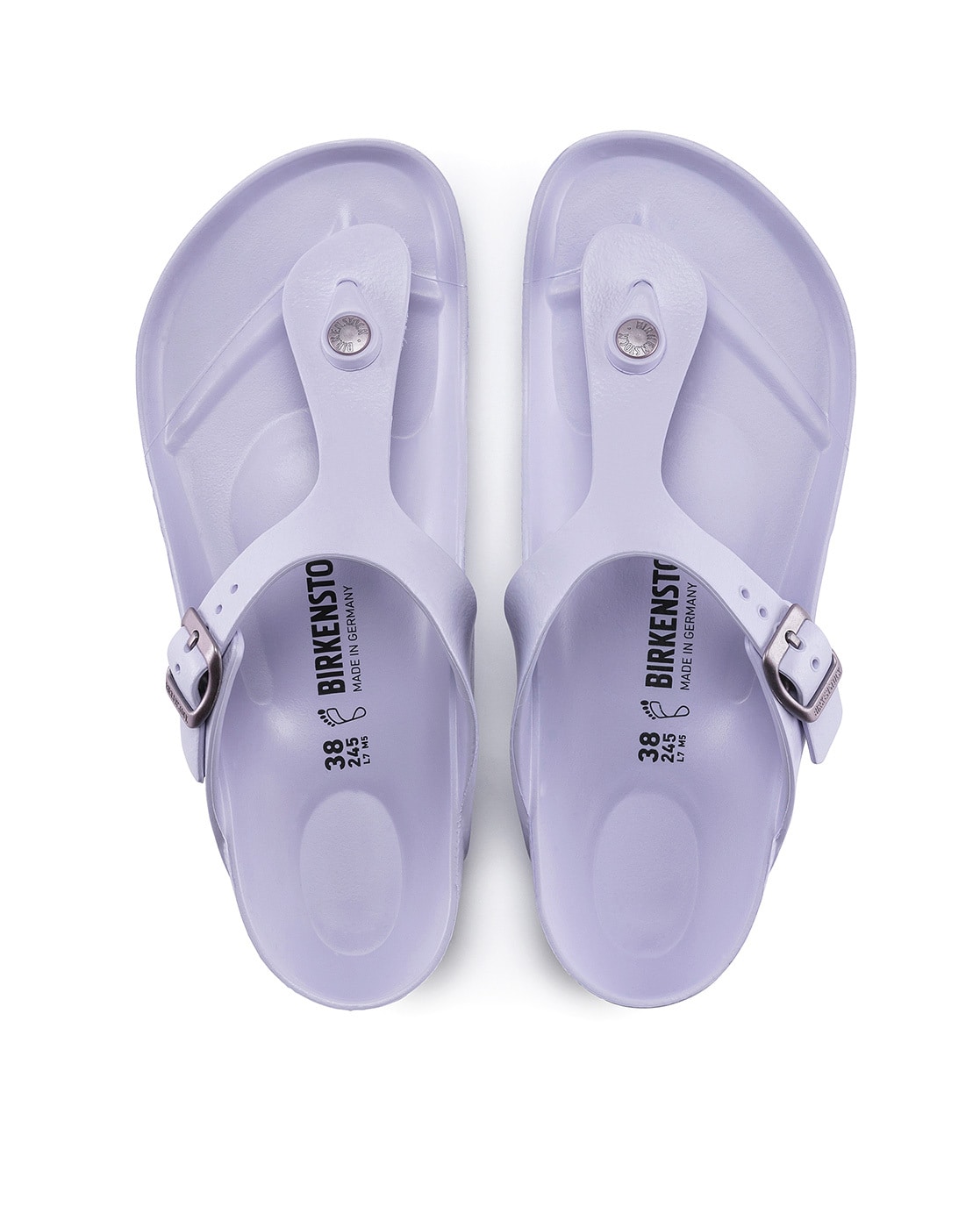 Purple discount gizeh birkenstock