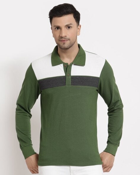 Full sleeves collar 2024 t-shirt online india