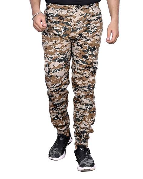 Camouflage Army Print Crepe Palazzo Pants, Western Wear, Bottomwear Free  Delivery India.