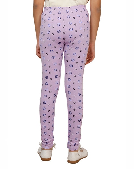 Buy Multicoloured Leggings for Girls by INDIWEAVES Online