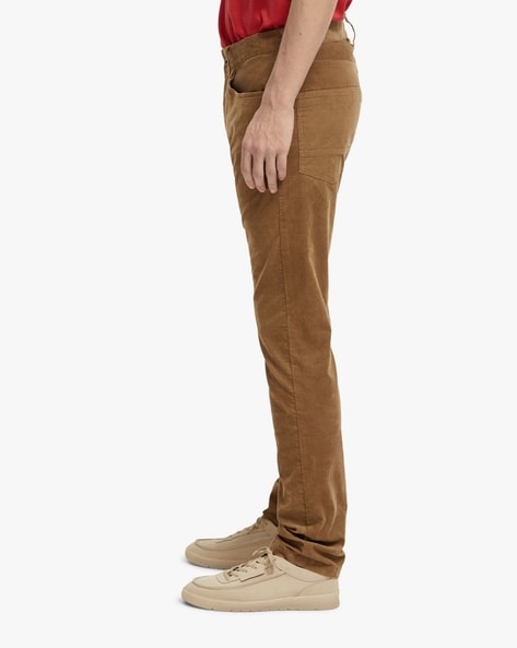 J. CREW Mens Stretch Skinny Corduroy Trousers W34 L28 Brown Cotton |  Vintage & Second-Hand Clothing Online | Thrift Shop