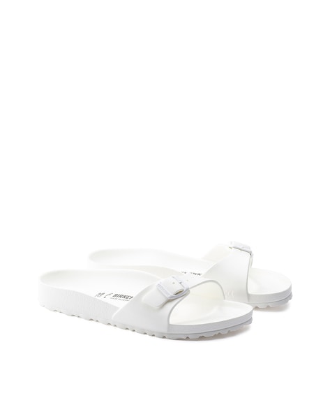 Buy White Flat Sandals for Women by Birkenstock Online Ajio