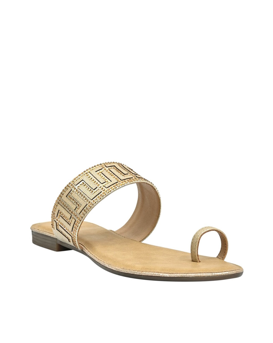 Giuseppe Zanotti Toe Ring Sandal in Metallic | Lyst