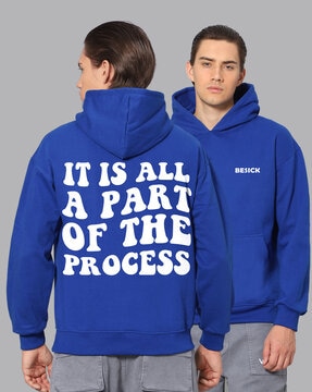 All blue clearance hoodie